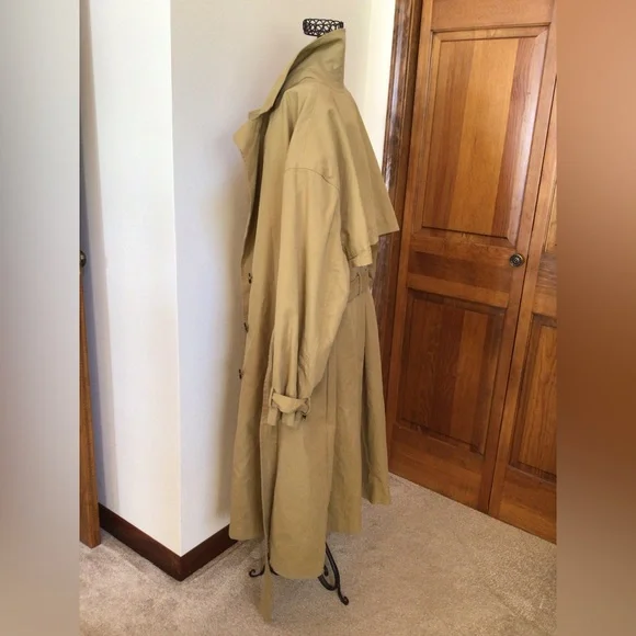 Women’s Pleated Back Trench Coat Nili Lotan x Target Khaki 3X - Picture 5 of 8